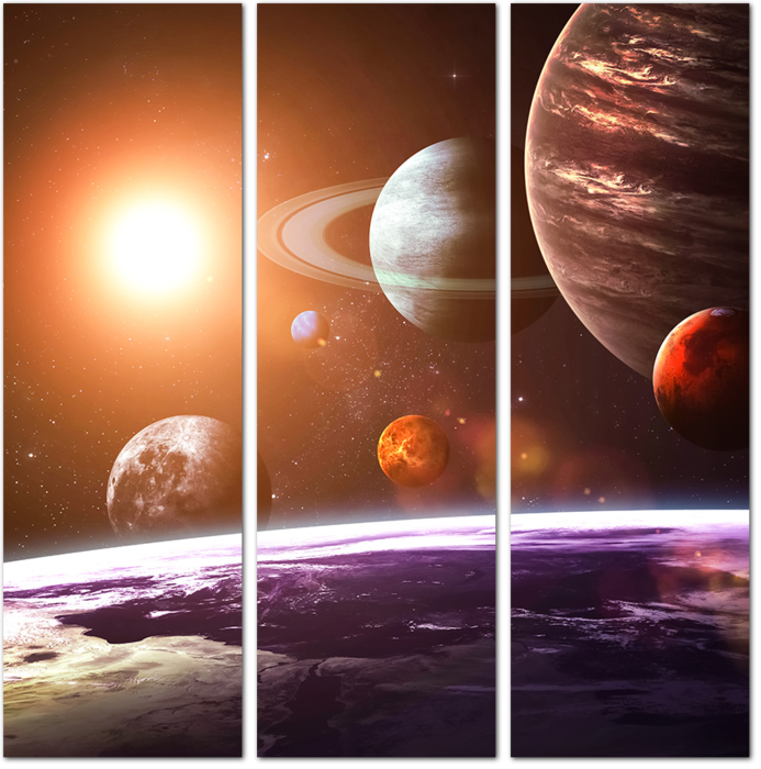 Планеты солнечной системы (3D графика)