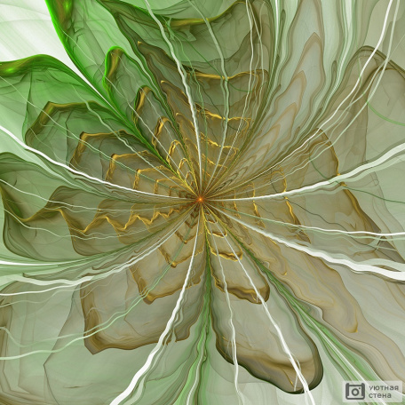 Симметричный фрактальный цветок