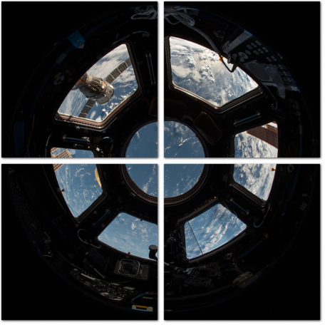 Вид из космической станции