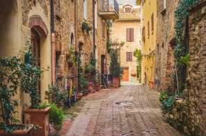 Старый город Пьенца. Тоскана