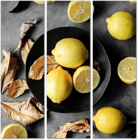 Половинки лимонов