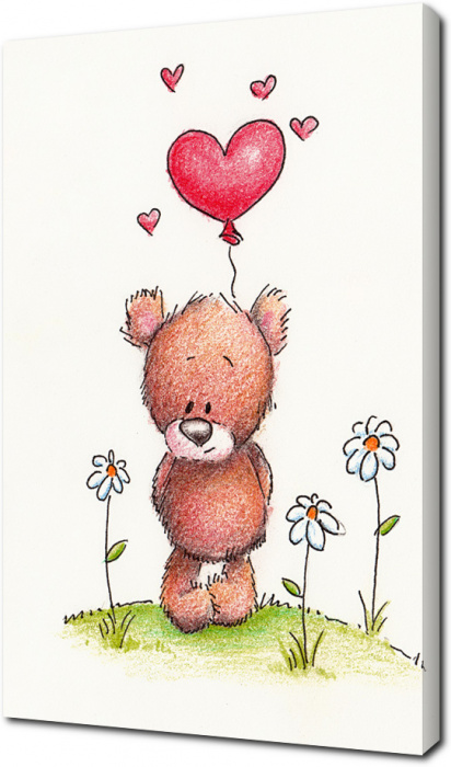 Медвежонок Тедди с шариком
