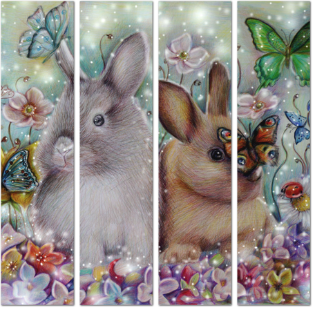 Кролики и бабочки