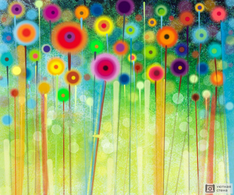 Абстрактное изображение цветов