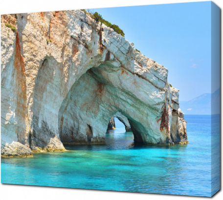 Голубые пещеры на остров Закинтос. Греция