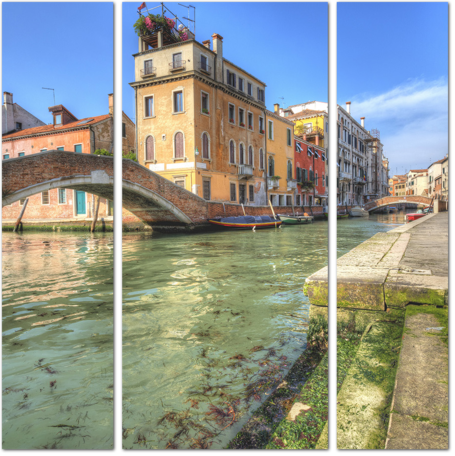 Водный канал Венеции. Италия