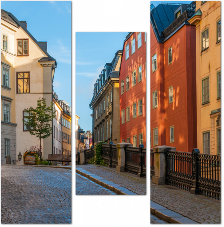 Улица старого города в Стокгольме
