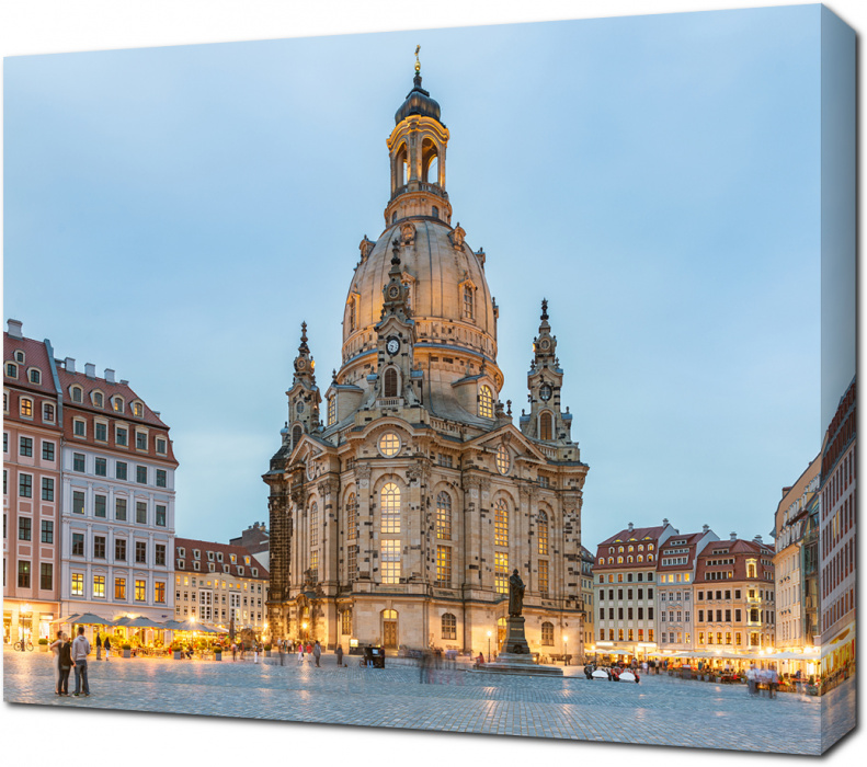 Очаровательный Дрезден в сумерках