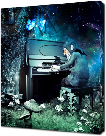 Гномик пианист