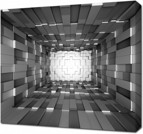 Кубический туннель 3D