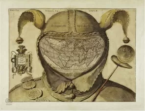 Карта Мира в голове шута. 1590 год