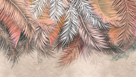 Сногсшибательные пушистые листья пальмы