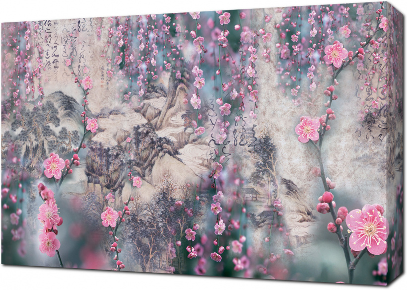 25 ярких картин с цветущей Сакурой – холст масло: 3 комментария