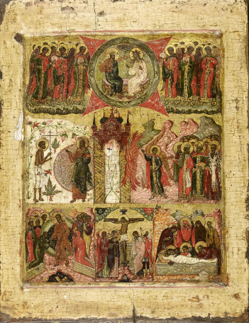 Икона Новый Завет, начало XVII в.