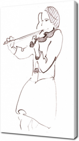Женщина и скрипка