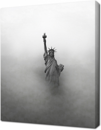 Статуя свободы в тумане