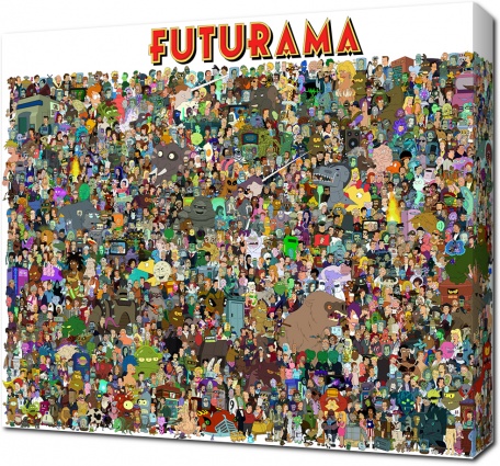 Множество персонажей Футурамы