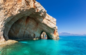 Морской остров Закинтос в Греции