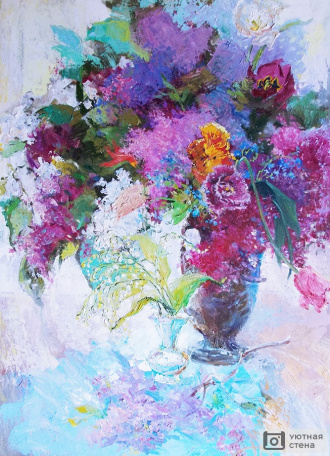 Рисунок Цветы в вазе