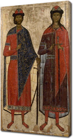 Св. Борис и Глеб, середина XIV в.