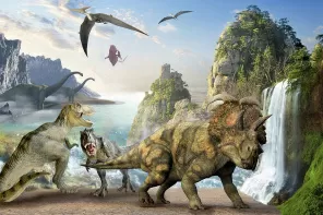 Динозавры на природе