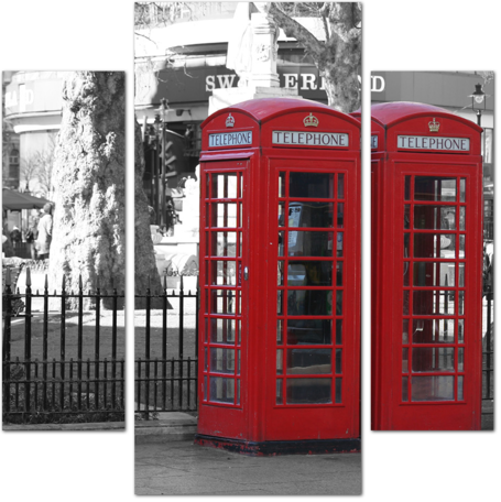 Красные телефонные будки на Лестер-сквер