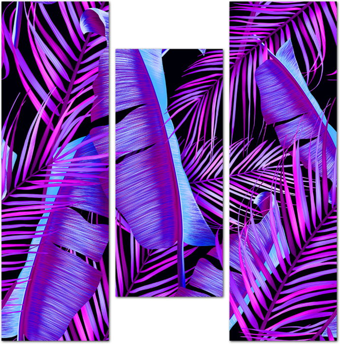 Фиолетовые листья тропиков