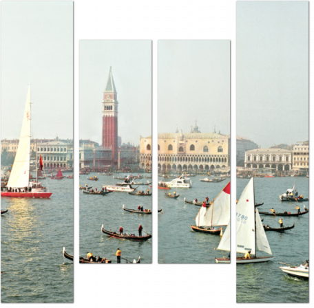 Парад лодок в Венеции