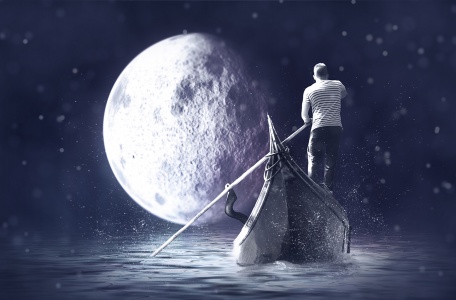 Плывущий к луне