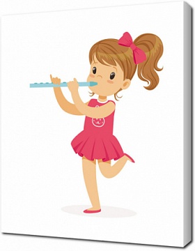 Девочка с флейтой
