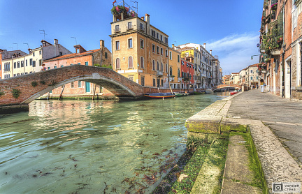 Фотообои Водный канал Венеции. Италия