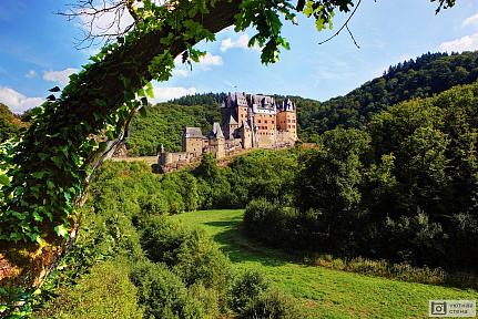 Красивый замок Эльц, Рейнланд-Пфальц, Германия