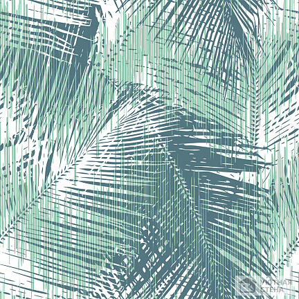 Пальмовые листья, абстракция