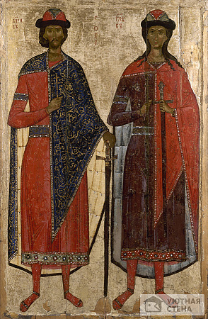 Св. Борис и Глеб, середина XIV в.