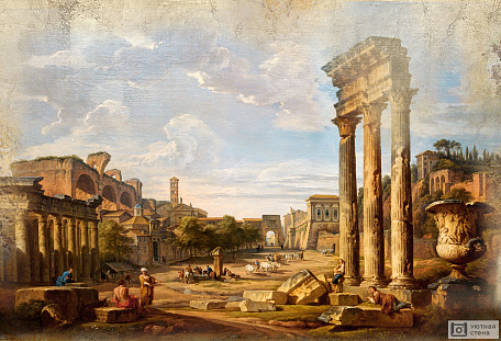 Фотообои Римские руины в старом городе