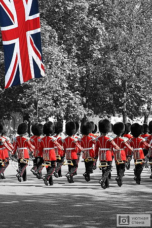 Фотообои Церемония выноса знамени в Лондоне