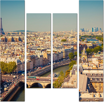 Вид на крыши Парижа