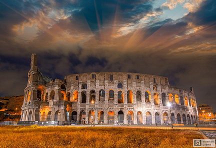 Развалины, Колизей, Италия