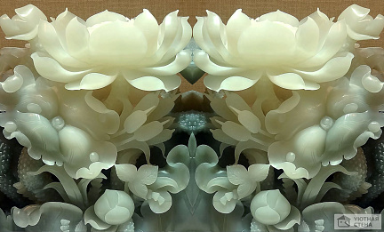 3D Нефритовый цветок