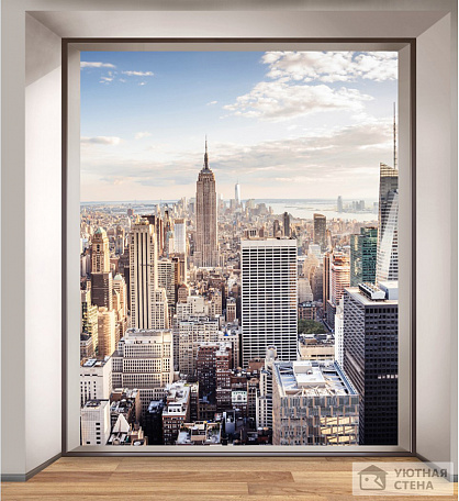 Фотообои Современный Нью-Йорк из окна