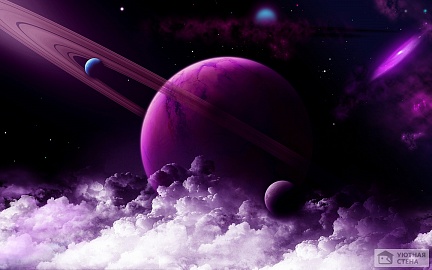 Восхитительный фиолетовый космос