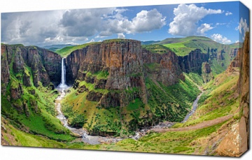 Водопад Малецуньяне в Африке