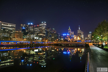 Фотообои Ночной Мельбурн. Австрия