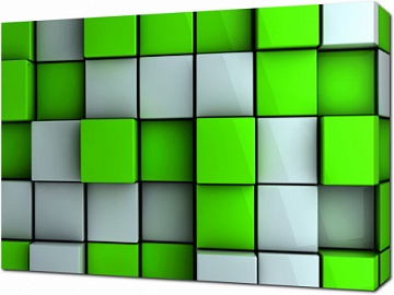 Стена кубиков 3D