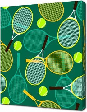 Теннисные ракетки и мячи