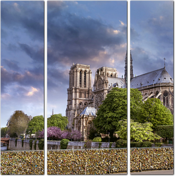 Красивое изображение Норт Дам де При, Париж, Франция