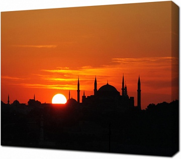 Закат в Стамбуле. Турция