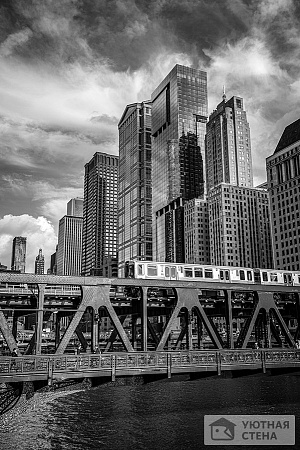 Фотообои Виды на небоскребы Чикаго
