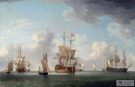 Чарльз Брукинг — Английские корабли под парусами