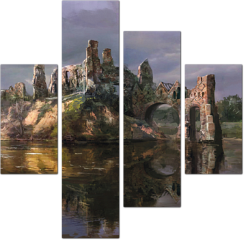 Руины замков из игры Ведьмак